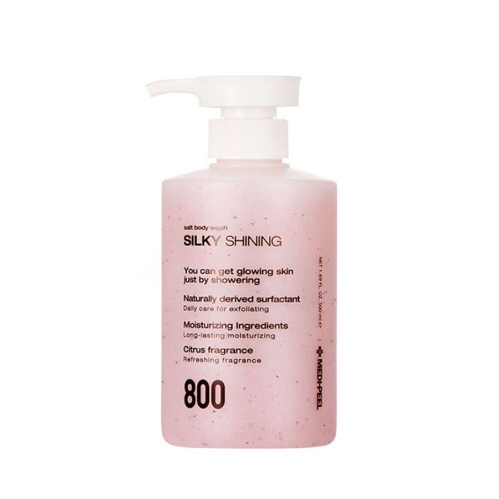 MEDI PEEL Silky Shining Salt Body Wash 500ml Salt Scrub Moisturizing K-Beauty