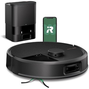 ルンバ(Roomba)Max 705 Vac ロボット + AutoEmpty 充電ステーション (ロボット掃除機) アイロボット(iRobot)【自動ゴミ収集/LiDARナビゲーション/AIカメラ搭載 物体認識と障害物回避/パワーリフト吸引/ダートディテクト機能/マッピング 掃除経路確認/アプリ操作/落下防止/JOOM購入時12ヶ月保証/W155060】ブラック